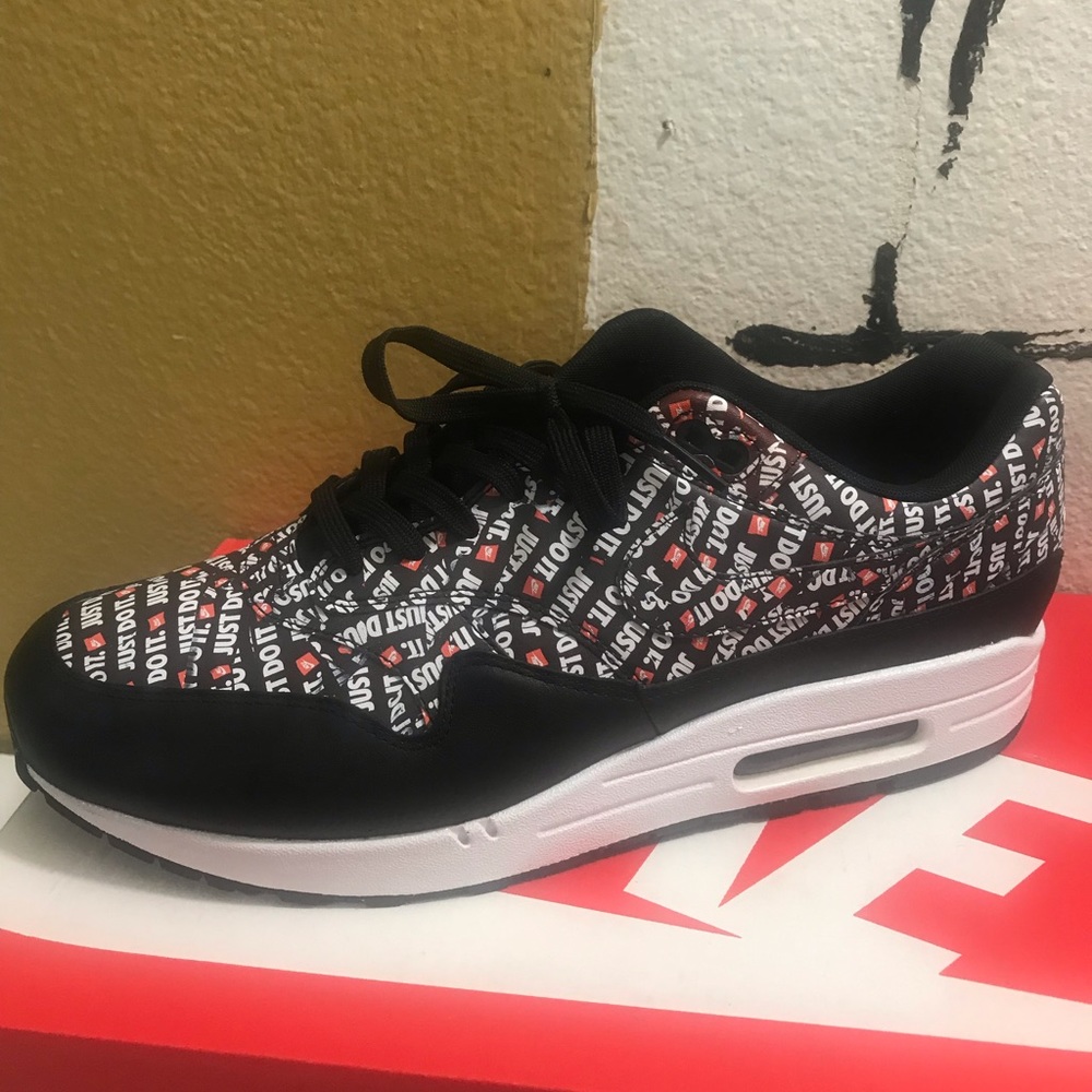 Nike Men’s Air Max 1 Premium Black/White 11.5 - Picture 1 of 2